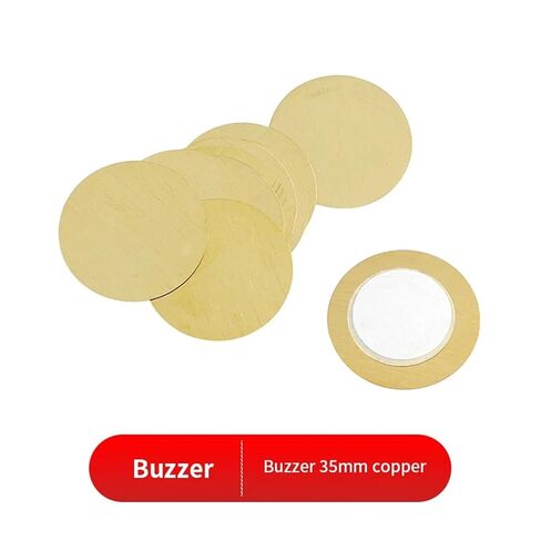 10 Pcs Piezoelectric Piezo Ceramic Wafer Plate Dia 12mm 15mm 18mm 20mm 27mm 35mm 50mm for Buzzer Loudspeaker(Wire-20mm-10PCS) in Saudi Arabia