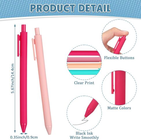 Teling 100 Pieces Motivational Pens Bulk Operation Inspirational Quotes Ballpoint Pens with Saying for Back to School Gifts Black Ink Party Favors Pens(Gentle Colors, Classic Style) in Saudi Arabia