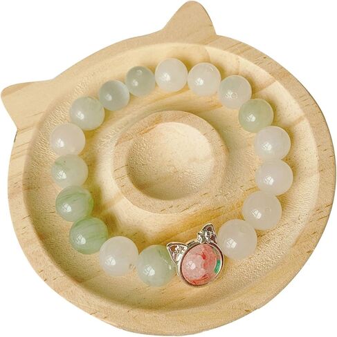 Natural Wood Board Plate Beading Tray Jewelry Measuring Tools Craft Gift Bracelet Stand Store Display Plate for Table Beading Tray in Saudi Arabia