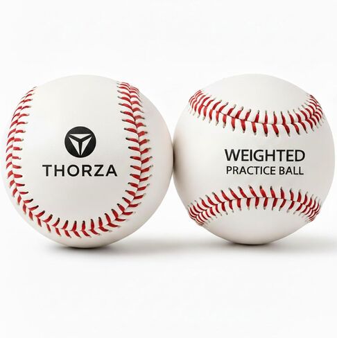 Weighted Baseballs for Throwing - Help Increase Pitch Velocity - Set of 6 Practice Baseballs 16oz in Kuwait