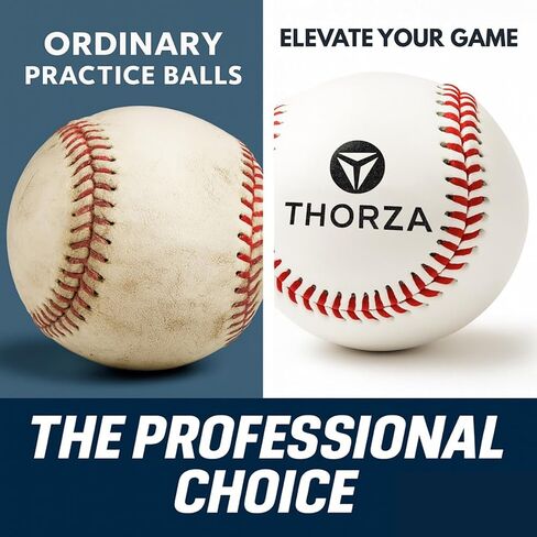 Weighted Baseballs for Throwing - Help Increase Pitch Velocity - Set of 6 Practice Baseballs 16oz in Kuwait