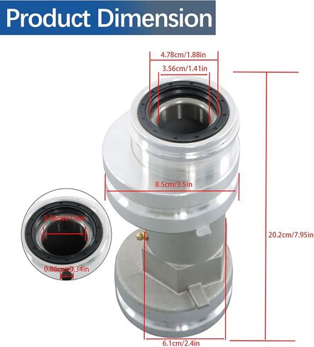 WFLNHB Rear Axle Bearing Housing Carrier Hub Replacement for Polaris Xplorer 400 4X4 1999-2002 5132098 5131701 in Saudi Arabia
