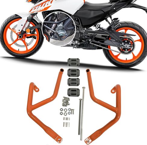 إطار حماية الجسم المضاد للسقوط لمحرك DUKE250 390 2025 المعدل duke250 390 2024-2025 ملحقات الدراجة النارية (برتقالي) in Kuwait