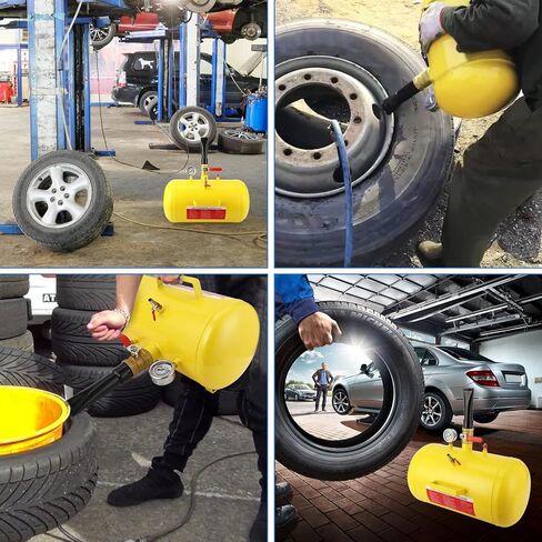 10 Gallon Air Tire Bead Seater, Air Tire Seating Blaster Inflator, 85-166PSI Air Tire Bead Blaster with Pressure Gauge & Handle for Car Truck ATV in Saudi Arabia