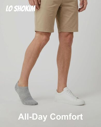No Show Socks Men 8 Pairs Cotton Low Cut Socks Casual Breathable Non Slip Invisible Socks 6-9/9-12/12-14 in Kuwait