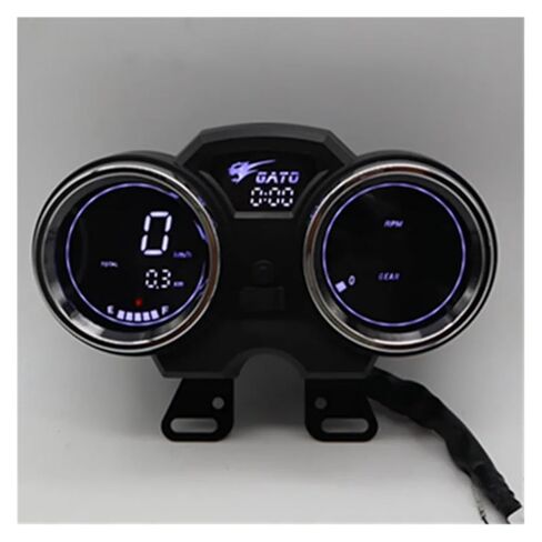 Speedometer Odometer Motorbike LED Digital RPM Motorcycle Meter AKT for CARGUERO 200 GSX125,QS125,EN125 Motorbike Digital Speedometer Digital Odometer in Kuwait