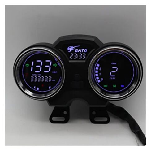 Speedometer Odometer Motorbike LED Digital RPM Motorcycle Meter AKT for CARGUERO 200 GSX125,QS125,EN125 Motorbike Digital Speedometer Digital Odometer in Kuwait