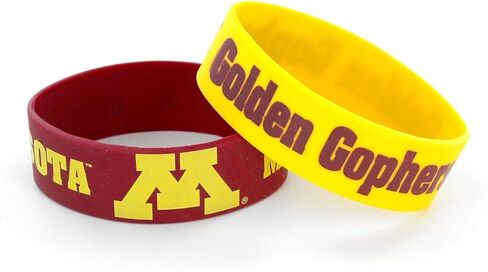 Aminco NCAA Utah Utes Wide Bracelet, 2-Pack in Saudi Arabia