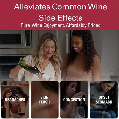PureWine Phoenix Bio-Pods 8-Pack Refill for Wine Filter - Eco-Friendly, Portable, Reusable Wine Aerator - Histamine & Sulfite Filter & Purifier in Saudi Arabia
