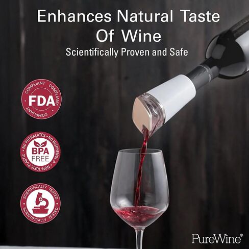 PureWine Phoenix Bio-Pods 8-Pack Refill for Wine Filter - Eco-Friendly, Portable, Reusable Wine Aerator - Histamine & Sulfite Filter & Purifier in Saudi Arabia