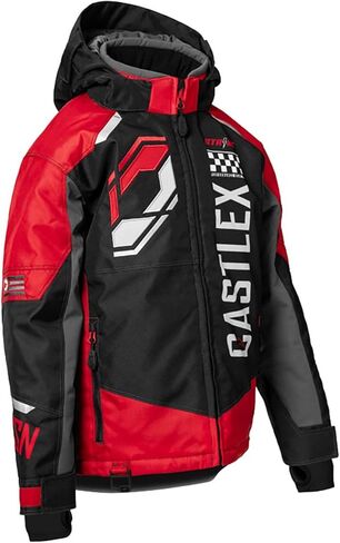 Castle X Youth Strike G5 Jacket (Red/Black/Silver - Large) in Saudi Arabia