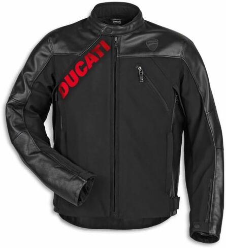 Ducati Logo C1 Leather-Fabric Jacket in Saudi Arabia