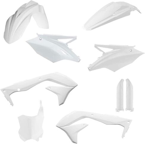 Acerbis Full Plastic Kit White for Kawasaki KX450F 2016-2017 in Saudi Arabia