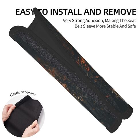 Elegant Pattern Featuring Foxes 2 Pack Car Seat Belt Cover Pads Pram Strap Covers Automotive Seatbelt Universal Soft Comfortable for Men Women Adults in Saudi Arabia