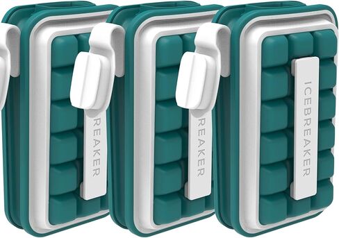 ICEBREAKER POP - The Sanitary Ice Tray for Freezer - Disassemble this Ice Cube Tray With Lid for Easy Cleaning - ice cube maker makes 18 ice cubes in Saudi Arabia