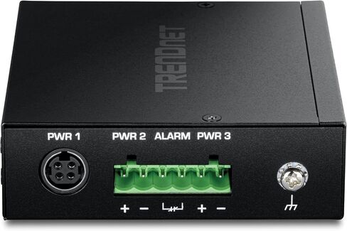 محول وسائط SFP صناعي مقوى من TRENDnet إلى Gigabit UPoE، غلاف مصنف IP30، يتضمن سكة DIN وحوامل حائطية، درجة حرارة التشغيل. -40 إلى 75 درجة مئوية (-40 إلى 167 درجة فهرنهايت)، TI-UF11SFP، أسود in Saudi Arabia