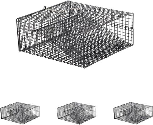 Frabill Flat-Bottom Crawfish Trap | Low-Profile Square Trap Specifically Designed for Crawfish in Kuwait
