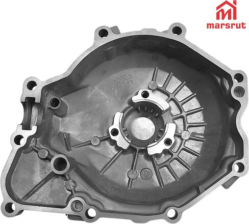 غطاء الجزء الثابت مناسب لـ Yamaha R6، YZFR6 YZF-R6 2006-2024، استبدال حشية غطاء محرك علبة المرافق اليسرى، يستبدل 2C0-15411-01-00 (قطعة واحدة، أسود) in Saudi Arabia