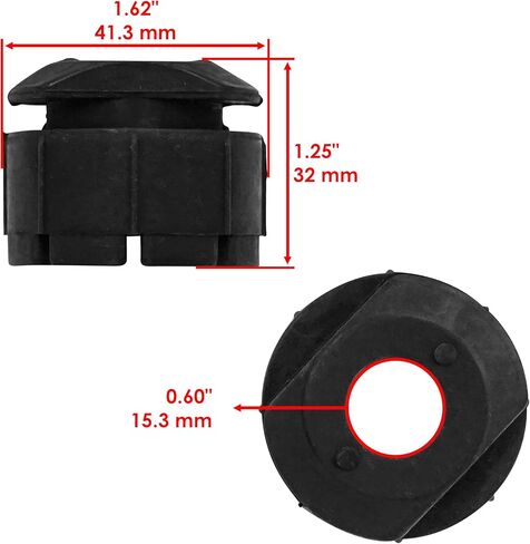 Caltric 77207-958-670 77207-HA0-000 77207-958-000 Seat Mounting Cushion Compatible with Honda in Saudi Arabia