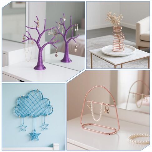 10 Gauge Aluminum Craft Wire, 2.5mm Jewelry Wire for Jewelry Making Supplies and DIY Metal Craft Art (Silver, 65 Feet) in Kuwait