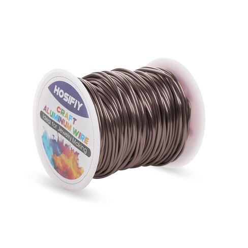 10 Gauge Aluminum Craft Wire, 2.5mm Jewelry Wire for Jewelry Making Supplies and DIY Metal Craft Art (Silver, 65 Feet) in Kuwait