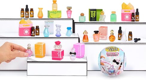 MGA's Miniverse - Make It Mini Fragrances Mini Collectibles (6 عبوات) حزمة عمياء، DIY، مستحضرات تجميل حقيقية، عطر، عنبر، خشبي، فاكهي، زهري، روائح منعشة، غير سامة، جامعي، 8+ in Kuwait