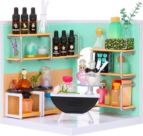 MGA's Miniverse - Make It Mini Fragrances Mini Collectibles (6 عبوات) حزمة عمياء، DIY، مستحضرات تجميل حقيقية، عطر، عنبر، خشبي، فاكهي، زهري، روائح منعشة، غير سامة، جامعي، 8+ in Kuwait
