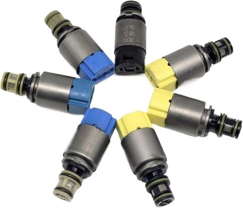 OEM ZF 6HP19 6HP26 الملف اللولبي عدة صمام الملف اللولبي انتقال 7 قطعة/المجموعة 1068298044 متوافق مع BMW 128i X5 X4 متوافق مع أودي S4-S8 A4 in Saudi Arabia