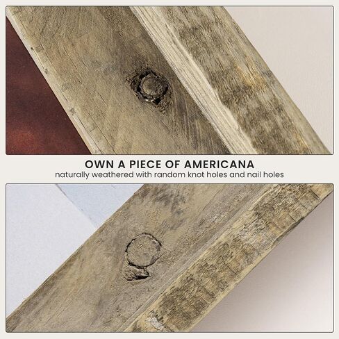 إطار صورة Fun Memories Rustic مقاس 11 × 14، إطار صورة خشبي مع مجموعة زجاج شبكي عالي الدقة، إطار خشبي بنمط المزرعة للتركيب على الحائط أو عرض الطاولة لملصقات الصور (أبيض متعثر) in Kuwait