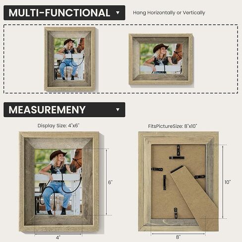إطار صورة Fun Memories Rustic مقاس 11 × 14، إطار صورة خشبي مع مجموعة زجاج شبكي عالي الدقة، إطار خشبي بنمط المزرعة للتركيب على الحائط أو عرض الطاولة لملصقات الصور (أبيض متعثر) in Saudi Arabia
