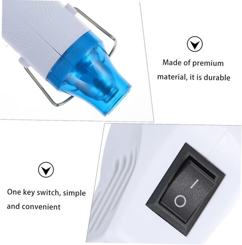 TEHAUX 110v Multi-functional Embossing Heat Tool Hot Air Device for Diy Projects Handheld Heaters Us for Rubber Stamps and Shrinkable in Saudi Arabia