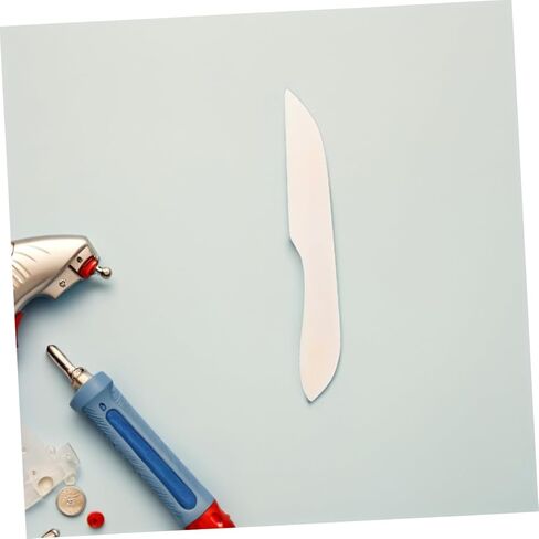 Angoily 2pcs Real Bone Folder Tool for Paper Creasing Bookbinding and Crafting Precision Scoring and Folding for Origami Card Making and Projects Beige Finish in Saudi Arabia