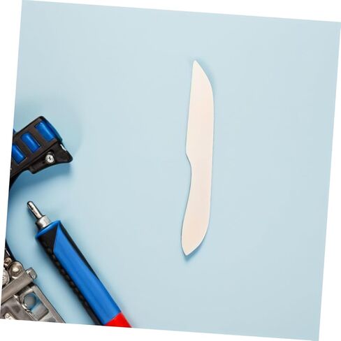 Angoily 2pcs Real Bone Folder Tool for Paper Creasing Bookbinding and Crafting Precision Scoring and Folding for Origami Card Making and Projects Beige Finish in Saudi Arabia