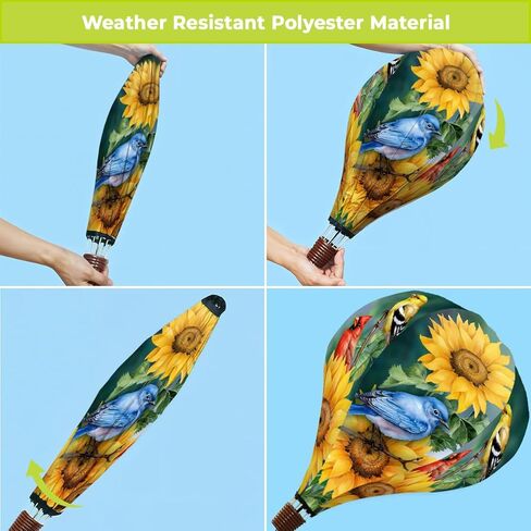 Happy Beehive Spring Hot Air Balloon Wind Twister 54" x 12" Briarwood Lane in Saudi Arabia