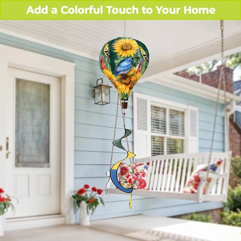 Happy Beehive Spring Hot Air Balloon Wind Twister 54" x 12" Briarwood Lane in Saudi Arabia