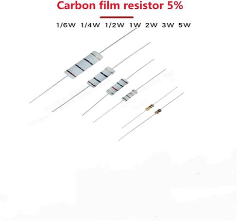 1000PCS 1/4W 0.25W Carbon Film Resistors 5% 0R~1M 10R 33R 47R 100R 220R 360R 470R 1K 2.2K 10K 22K 4K7 100K Ring Power Resistor(820 Ohm) in Saudi Arabia