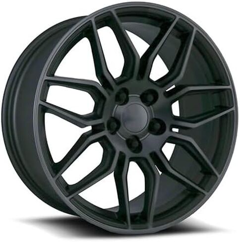19x10" Size Fits FR 401 C8 Z06 Satin Titanium Gray Machined With Dark Clear Wheel - 5x4.75" Bolt-Pattern - 40mm Offset - 70.3mm Hub-Size in Saudi Arabia