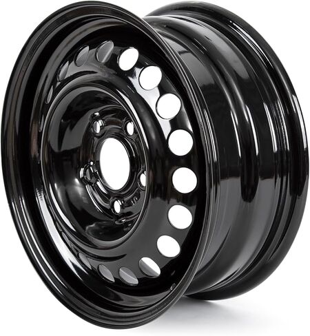 New 15 Inch Rims15x6 inch Black Steel Wheel Rims for Kia Forte 2017-2018 Painted Black Steel Direct Replacement Car Rim (two) in Saudi Arabia