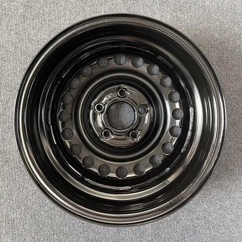 New 15 Inch Rims15x6 inch Black Steel Wheel Rims for Kia Forte 2017-2018 Painted Black Steel Direct Replacement Car Rim (two) in Saudi Arabia