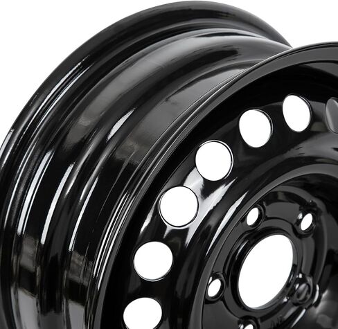 New 15 Inch Rims15x6 inch Black Steel Wheel Rims for Kia Forte 2017-2018 Painted Black Steel Direct Replacement Car Rim (two) in Saudi Arabia