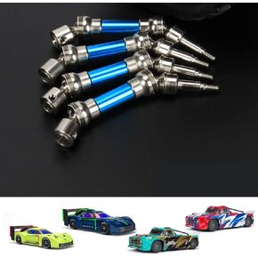 عمود محرك RCAWD لـ 1/8 ARRMA Infraction 570 Mega & Vendetta 4X4 3S BLX ترقية الأجزاء، 105 مم أعمدة القيادة الأمامية والخلفية لـ #ARA310992، #ARA4215V3، ARA4319V3 أزرق in Kuwait
