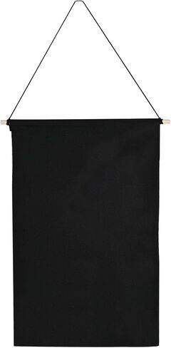 Square Blank Canvas Wall Display Banner | Large Pin Board for Badges, Brooches, Buttons & Jewelry Collections | Versatile Hanging Organizer (2 Black) in Saudi Arabia