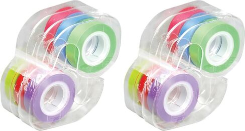 LEE Removable Highlighter Tape, 0.5" x 720", Assorted, 6/Pack in Saudi Arabia