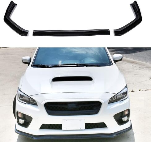 Front Lip Compatible with Subaru WRX STI 2015-2020 Sedan CS-Style Front Splitter (Carbon Fiber Style) in Saudi Arabia