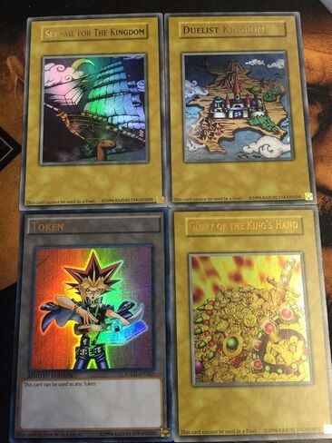 Glory of the King's Hand + Set Sail + Duelist Kingdom Token set Ultra Rare YGLD in Saudi Arabia