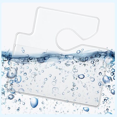 10 Pcs Horizontal Clear Parking Permit Holder, Parking Permit Hang Tag Rear View Mirror Hanger Car Parking Lot Pass Parking Permits Card Holder for Car Trucks SUVs Passes, Permits in Saudi Arabia