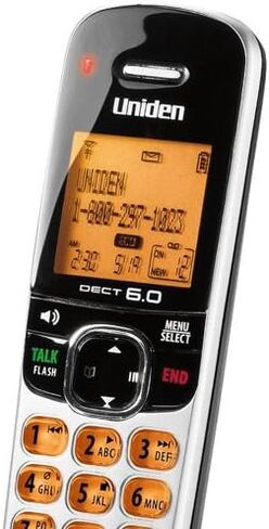 DCX170 DECT 6.0 Cordless Handset with Caller ID, Silver, 1 Handset in Saudi Arabia