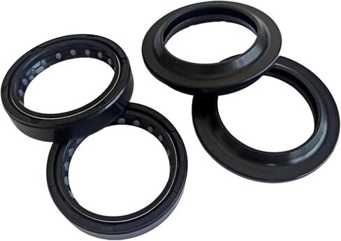 43x55x11 43 * 55 Front Shock Fork Damper Shaft Oil Seal Retainers 43 55 Dust Cover Lip For YZ125 LC 1994-1995 YZ125L YZ 125(4pc Seal 4pc Cover) in Saudi Arabia