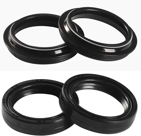 ل Tuono 1000 1000R V4 1100RR V4R APRC CAPONORD 1200 Dorsoduro ABS شيفر 750 SL 1000 الجبهة امتصاص شوكة الغبار النفط الختم (8 قطعة ختم 8 قطعة غطاء) in Saudi Arabia