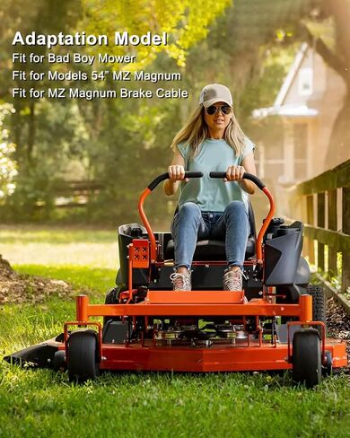 Lawn Mower Brake Cable Fit for Bad Boy MZ Magnum Zero Turn Commercial ZT CZT Replace 064-8057-75 064805775 in Saudi Arabia